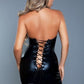 Mini-length Dress With Plunging Neckline