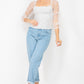 Square Neck Smocking Top