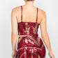 Sequin Square Cami Top & Mini Skirt Set