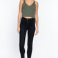 V-neck Side Ruched Sweater Top