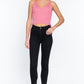 V-neck Side Ruched Sweater Top