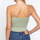 Elastic Strap Two Ply Dty Brushed Knit Cami Top