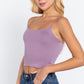 Elastic Strap Two Ply Dty Brushed Knit Cami Top