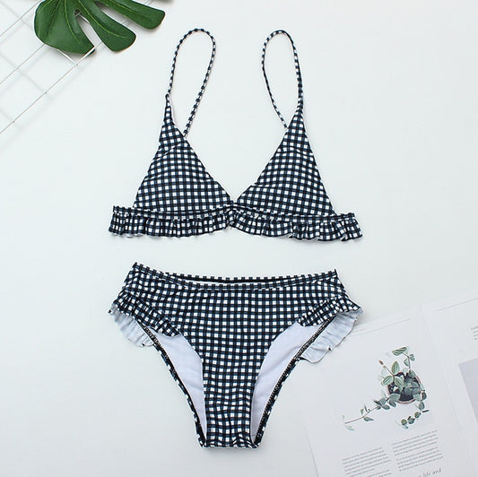 Summer Ruffles Padded Two Piece Bikini Set